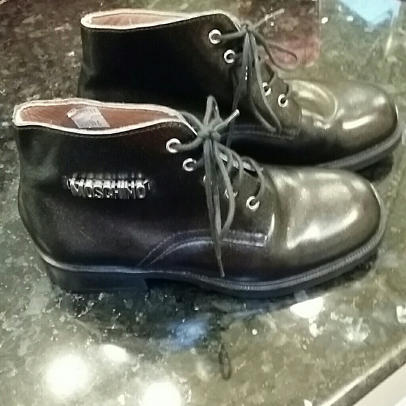 Moschino kids leather boots - Picture 2 of 7